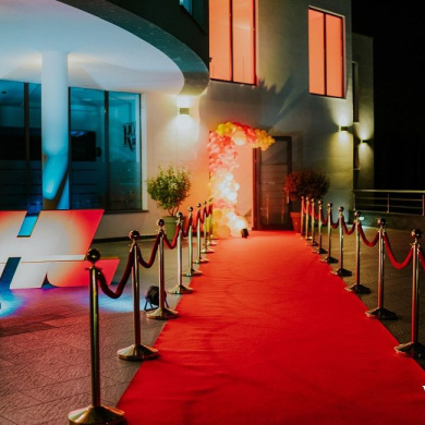 Svečani event za DHL, crveni tepih i zlatni stupići, CLUBHOUSE GOLF 