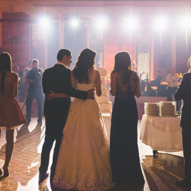 Dinamična rasvjeta za plesni podij