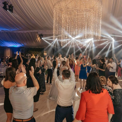 Dinamična rasvjeta za plesni podij